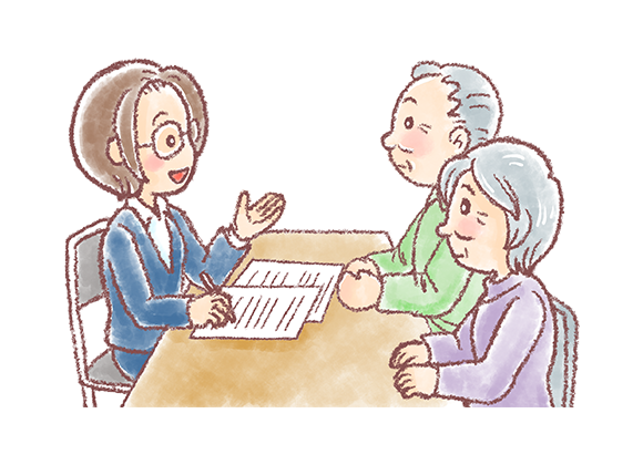 身体のこと、介護のこと、暮らしのこと。幅広くご相談ください